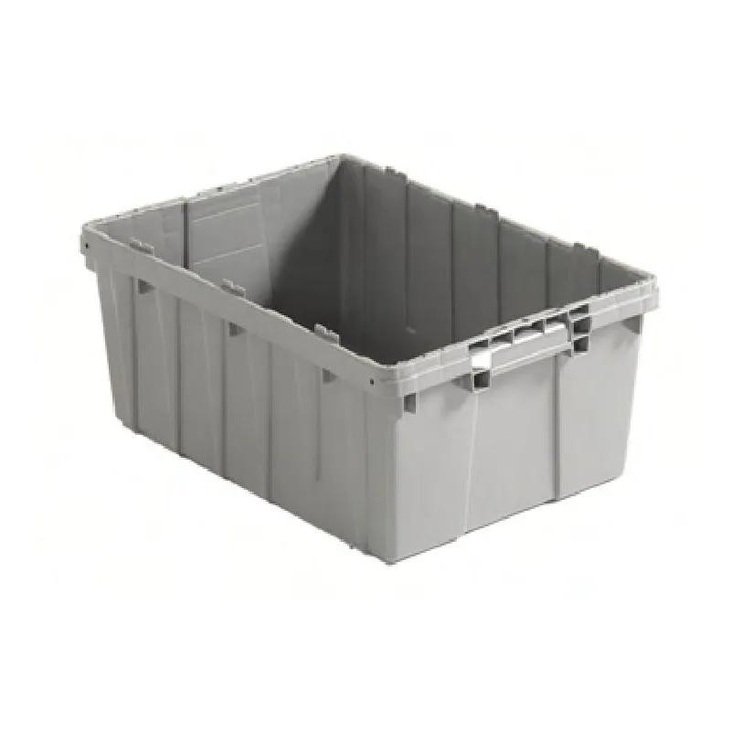 Storage Tote 21X15X9 IN Gray With Closed Lid 1/Each