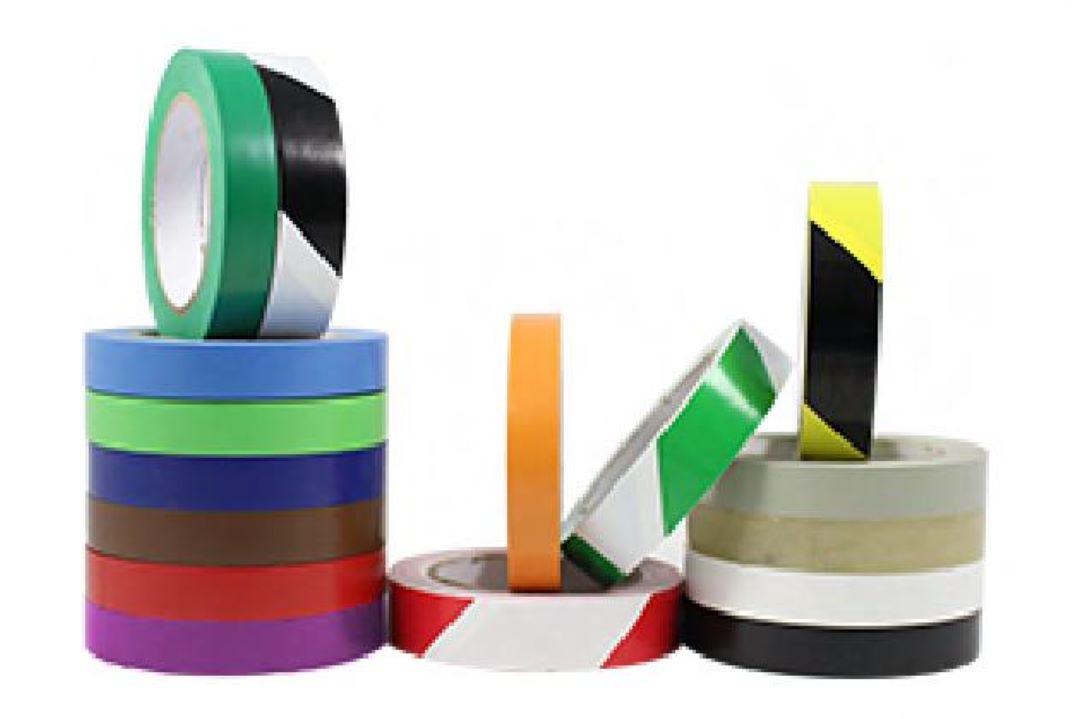 Floor Marking Tape 2IN X36FT Yellow Vinyl 6MIL 24 Rolls/Case