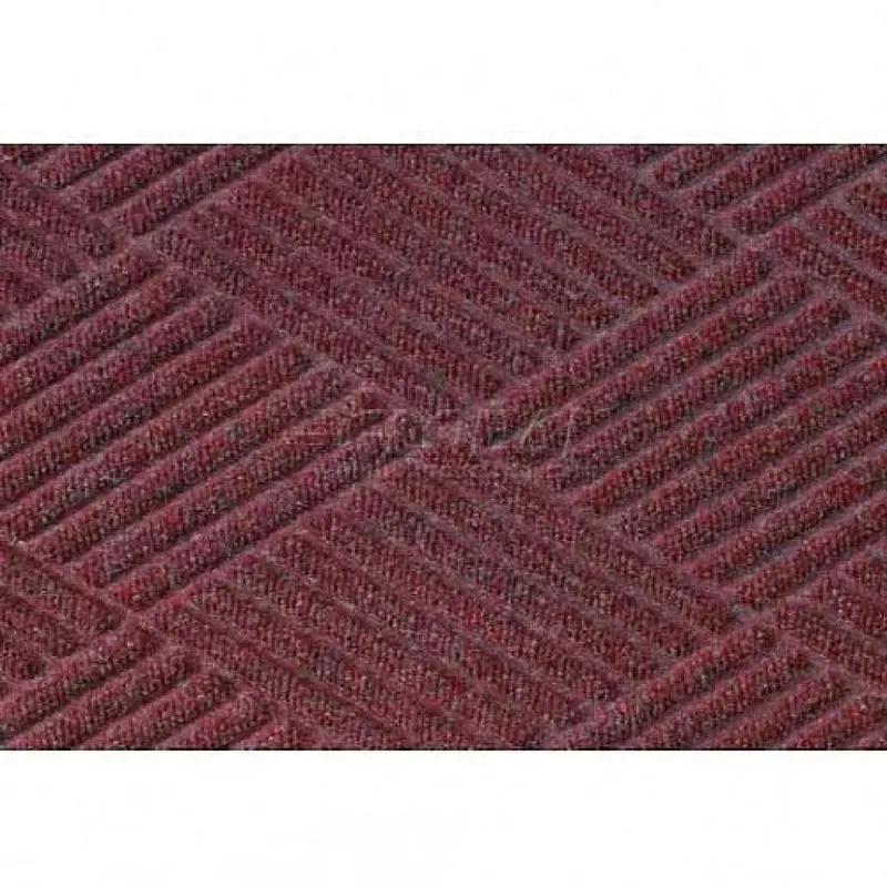 WaterHog® Waterproof Floor Mat 48X120 IN Bordeaux PET With Cleated Backing Classic Border 1/Each