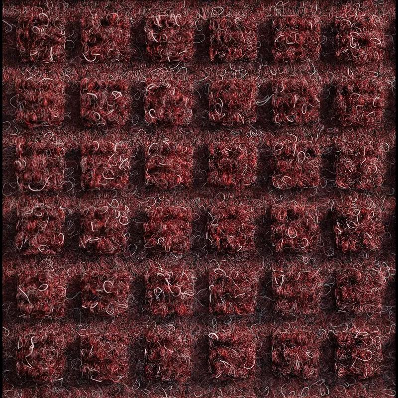 WaterHog® Waterproof Floor Mat 48X120 IN Bordeaux PET With Cleated Backing Classic Border 1/Each