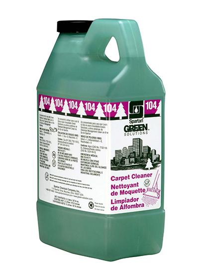Green Solutions® Carpet Cleaner 104 Fragrance Free Carpet Cleaner 2 L Carpet Alkaline 4/Case