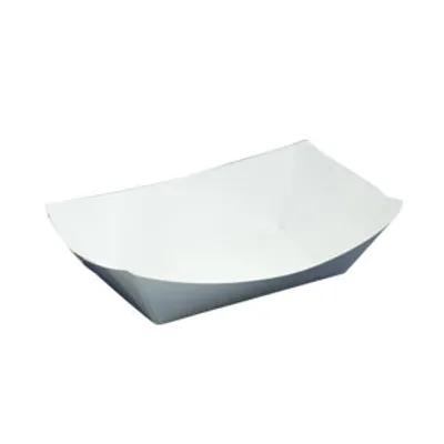 Food Tray 1 LB Paper White Rectangle 1000/Case
