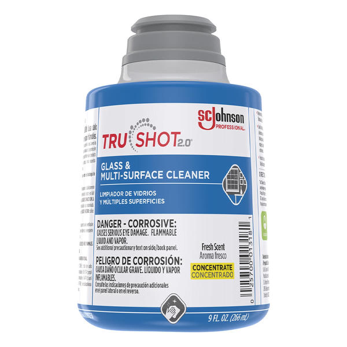 TruShot 2.0® Glass & Surface Cleaner 9 OZ Multi-Surface 4/Case