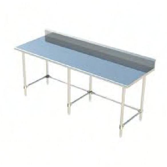 Work Table 24X108 IN Stainless Steel With 5IN Backsplash 1/Each