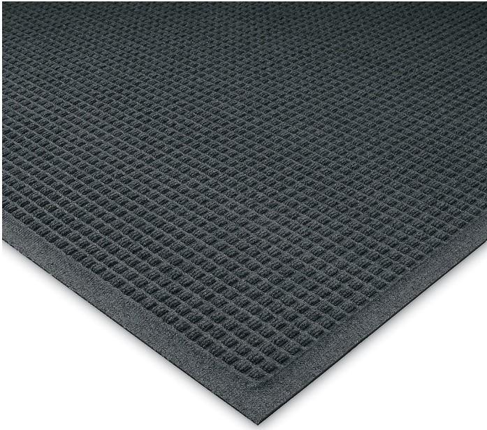 WaterHog® Floor Mat 72X144 IN Charcoal With Smooth Backing Fashion Border 1/Each