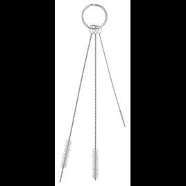 Vikan® Cleaning Set With 3 Brushes 5.9X0X0 IN Polyester Stainless Steel White Soft Bristles 1/Each