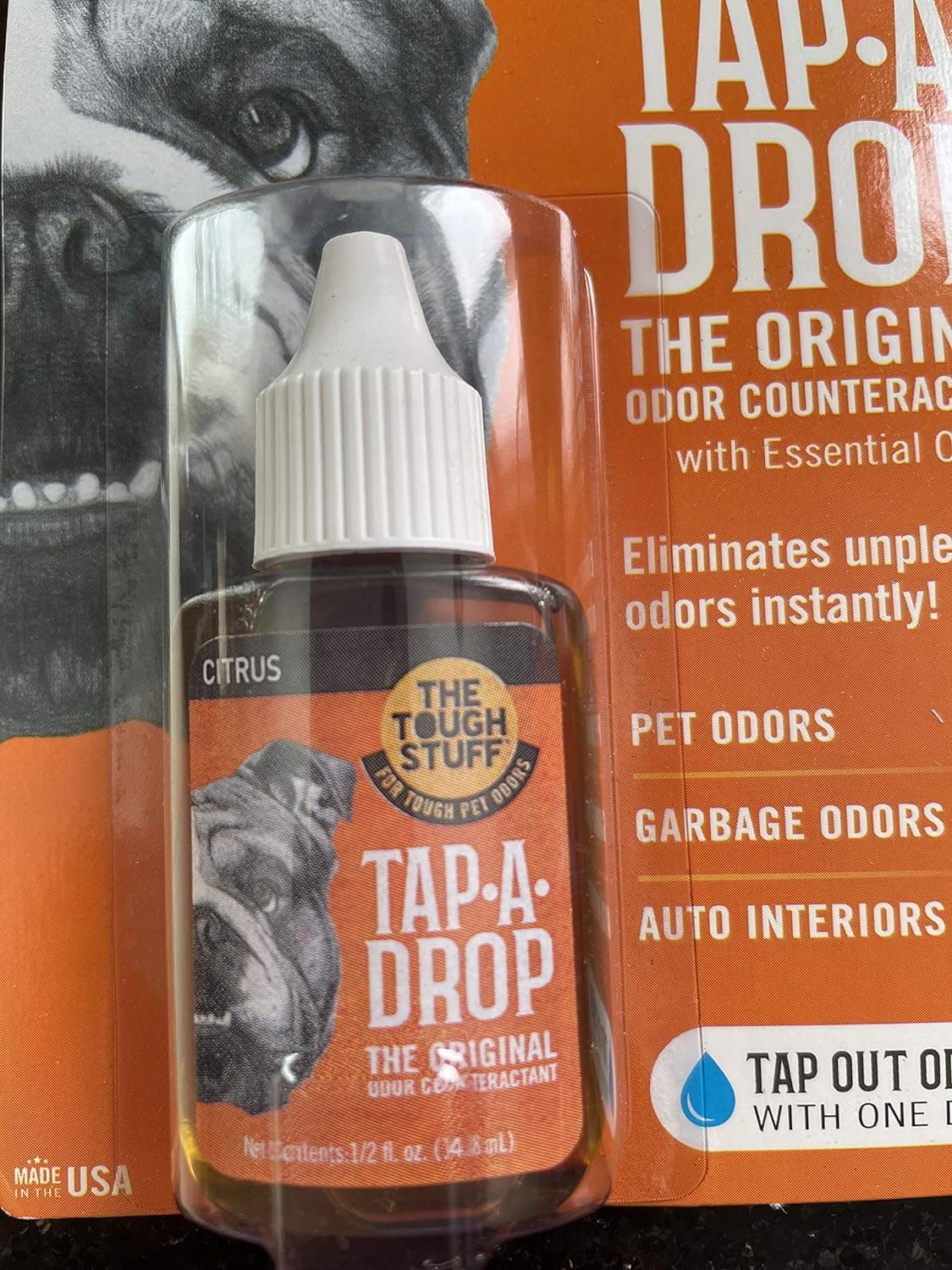 Nilodor® Tap-A-Drop® Odor Counteractant Citrus Scent Orange 0.5 OZ 1/Each