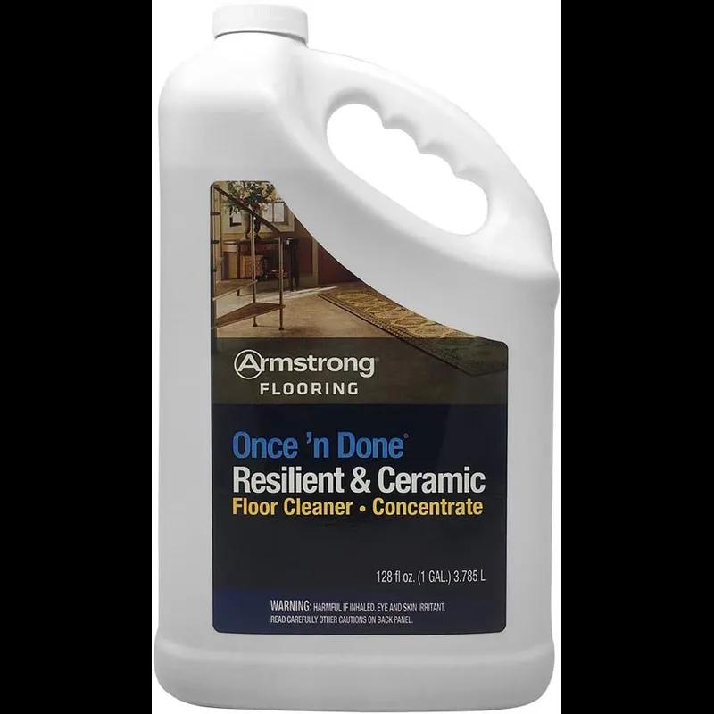 Armstrong Once and Done Resilient & Ceramic Floor Cleaner Unscented Floor Cleaner 32 OZ Concentrate 1/Each