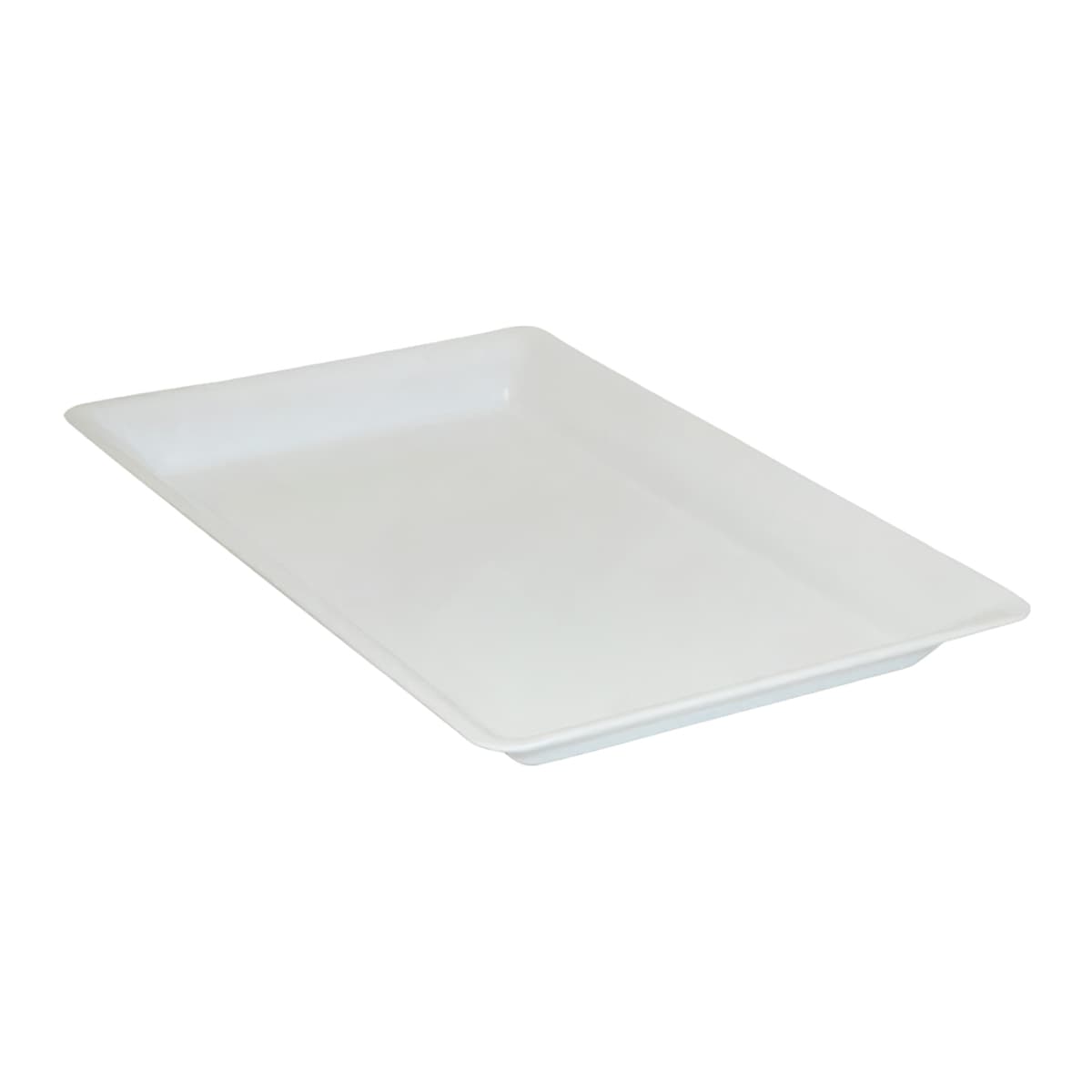 Victoria Bay Serving Tray 12X18 IN Plastic White Rectangle 20/Case