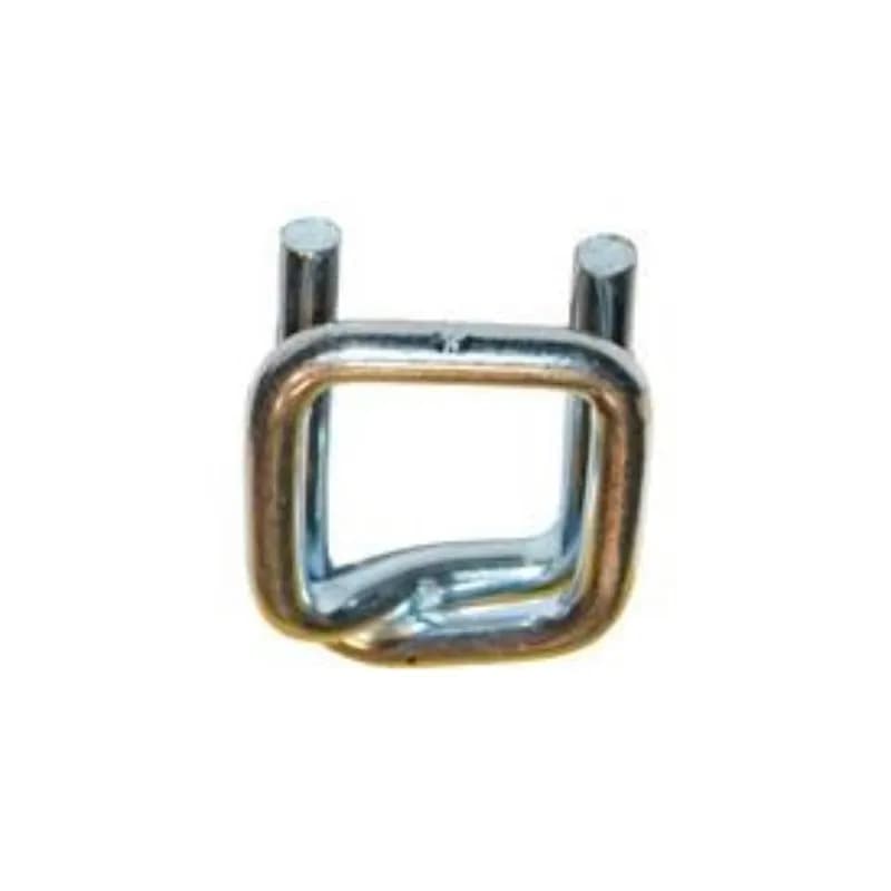 Strapping Buckle 1 IN Galvanized Steel 0.196GA Heavy Duty For Composite Cord Strap 500/Case