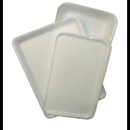 10K Meat Tray 10.75X5.75X2 IN 1 Compartment Polystyrene Foam Deep White Rectangle 250/Case