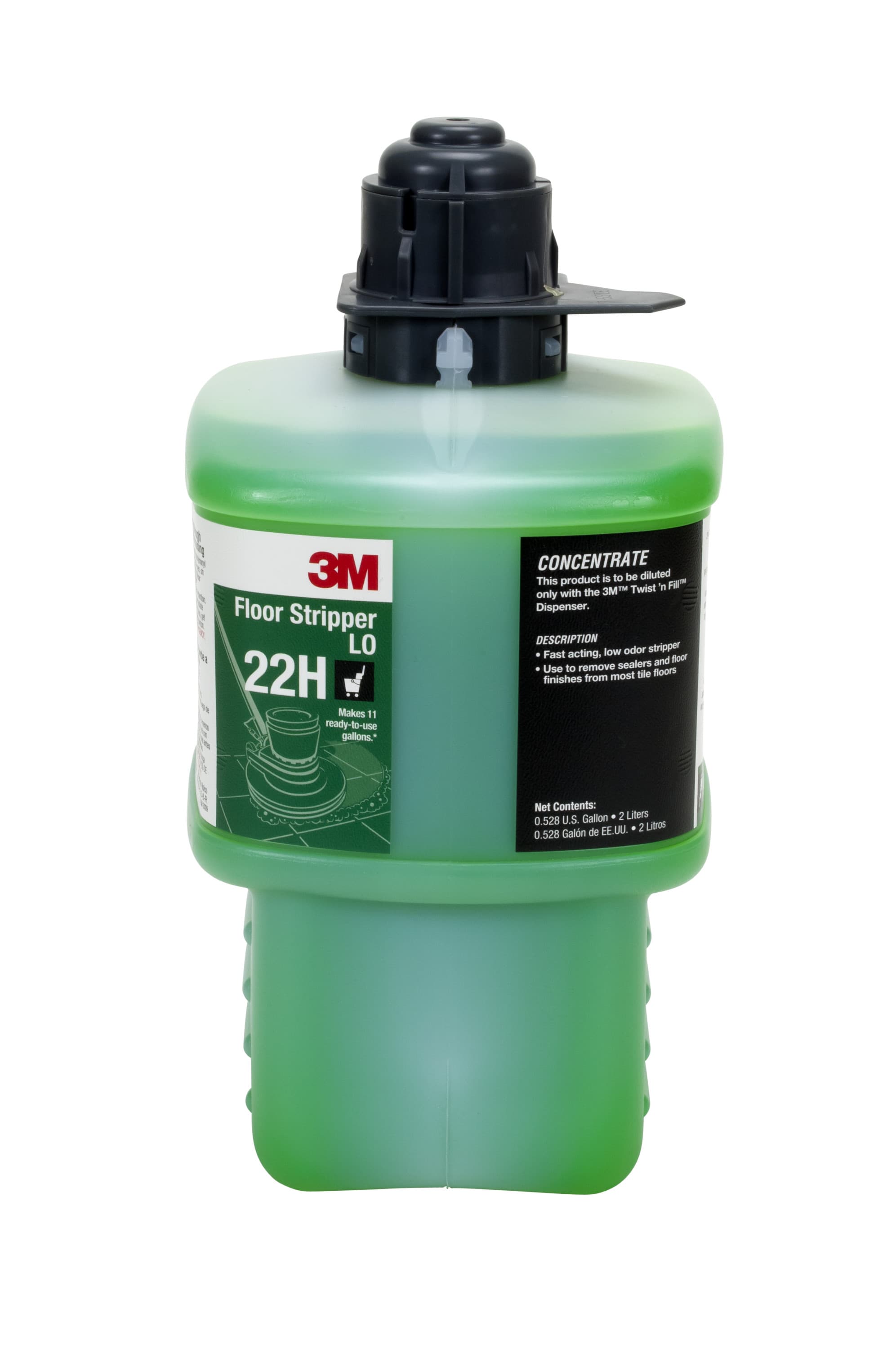 3M™ 22H Unscented Floor Stripper 2 L Concentrate 1/Each