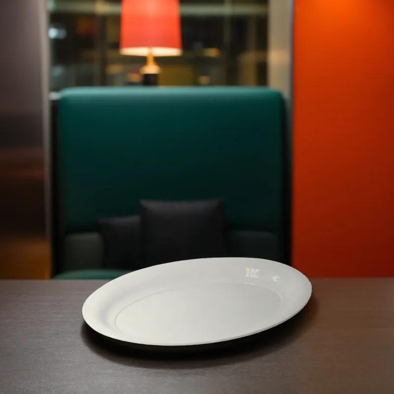 Victoria Bay Serving Tray 16X11 IN Plastic White Oval 25/Case