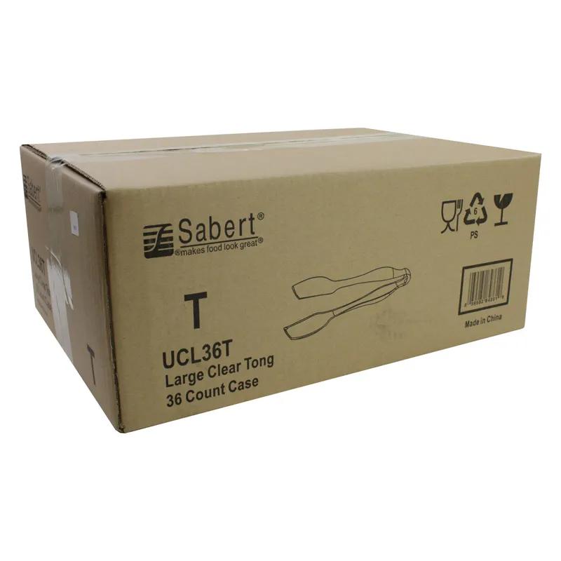 Tongs 10.875 IN PS Clear 35/Case