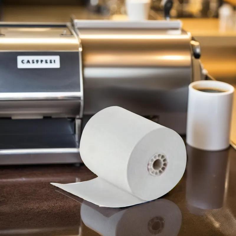 Register Tape Roll 3IN X150FT Paper 1PLY White Bond 50/Case