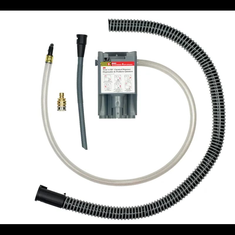 3M™ Twist 'n Fill™ Dispenser Gray Wall Mount With Gray Cap With Pressure-Relief Fitting 1/Each