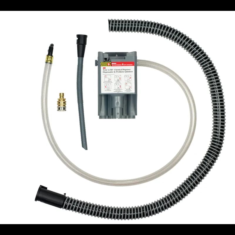 3M™ Twist 'n Fill™ Dispenser Gray Wall Mount With Gray Cap With Pressure-Relief Fitting 1/Each