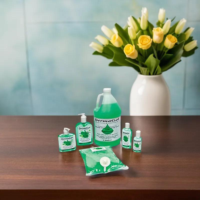 DermaGel® Hand Sanitizer Gel 18 FLOZ 70% Ethyl Alcohol 16/Case