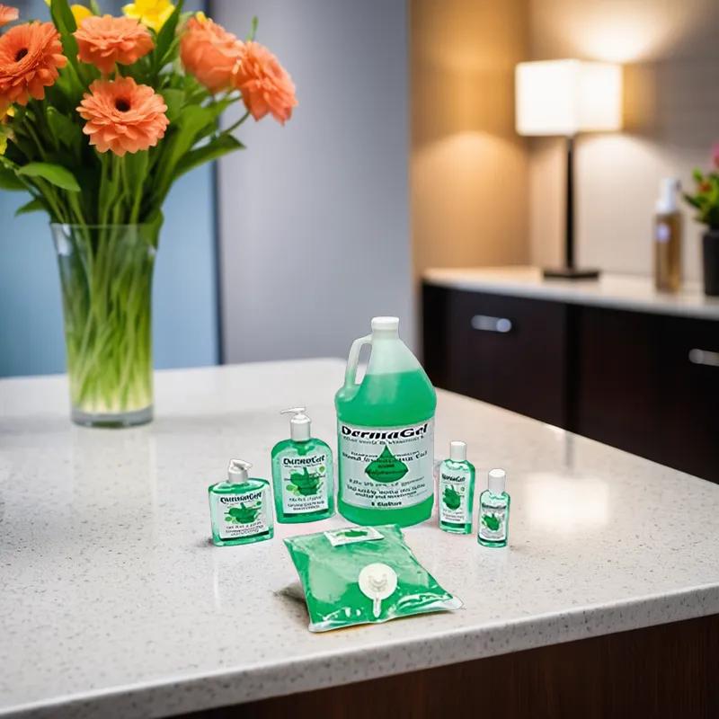 DermaGel® Hand Sanitizer Gel 18 FLOZ 70% Ethyl Alcohol 16/Case