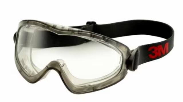 GoggleGear™ Goggles Anti-Fog With Gray Frame Clear Lens Sealed 10/Case