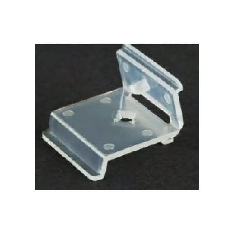 Sign Holder 1.125X1.25 IN PP Self-Piercing Flush-to-Channel Molded 1/Each