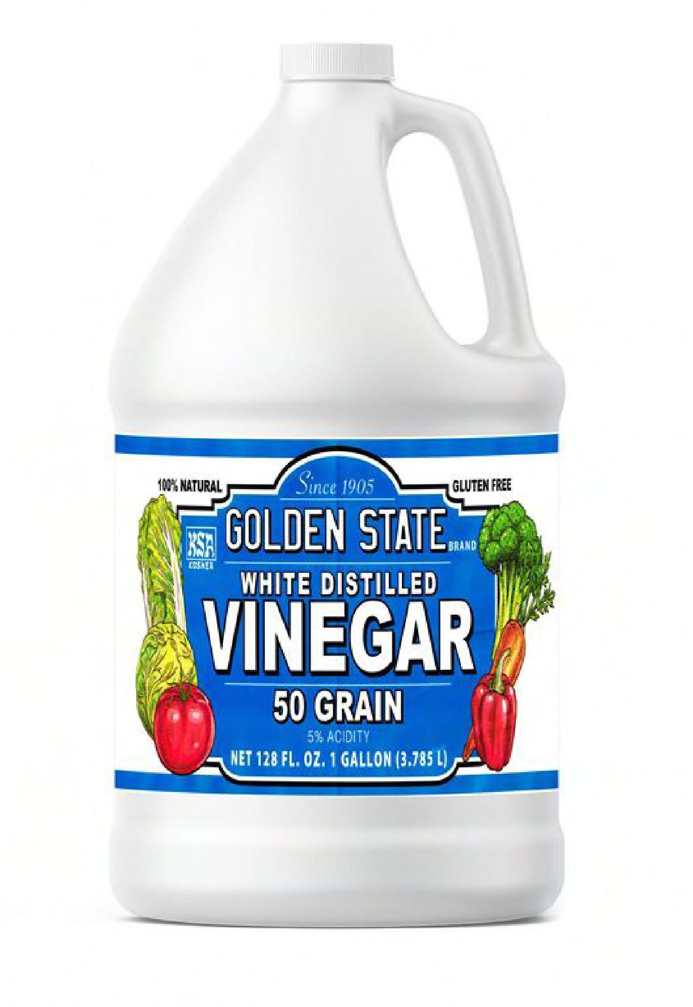 White Vinegar 1 GAL Distilled 50 Grain 4/Case