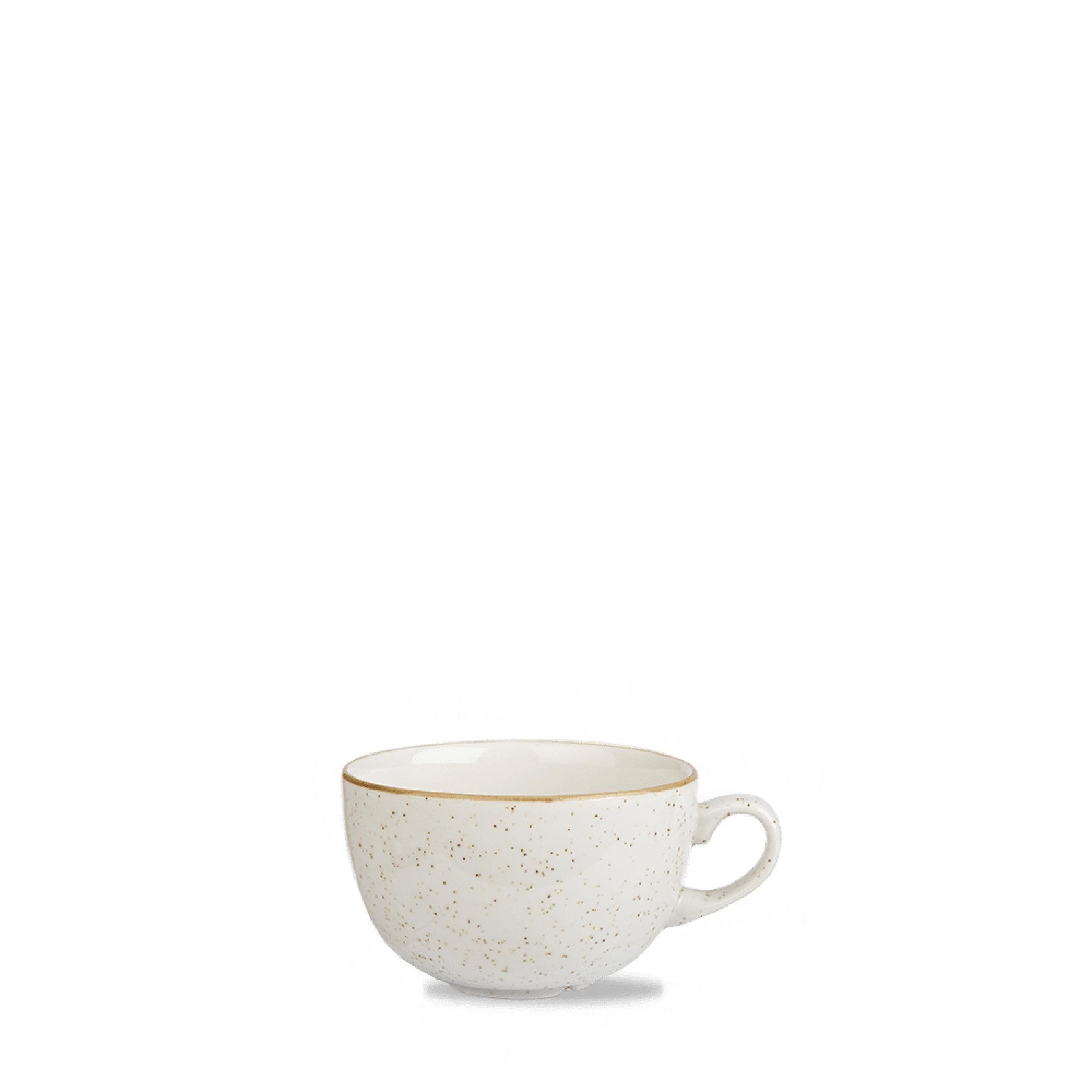Stonecast® Cappuccino Cup 8 FLOZ Barley White 12/Case