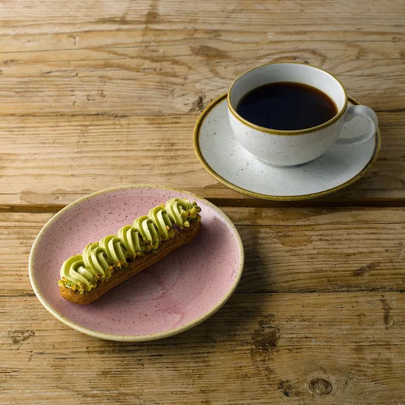 Stonecast® Cappuccino Cup 8 FLOZ Barley White 12/Case