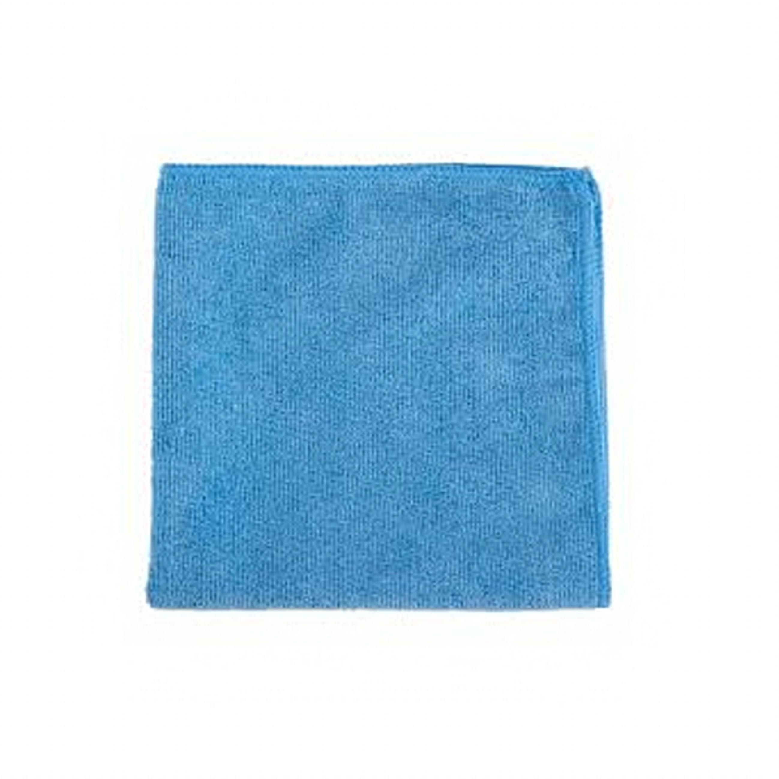 Cleaning Cloth 16X16 IN Microfiber Blue 200/Case