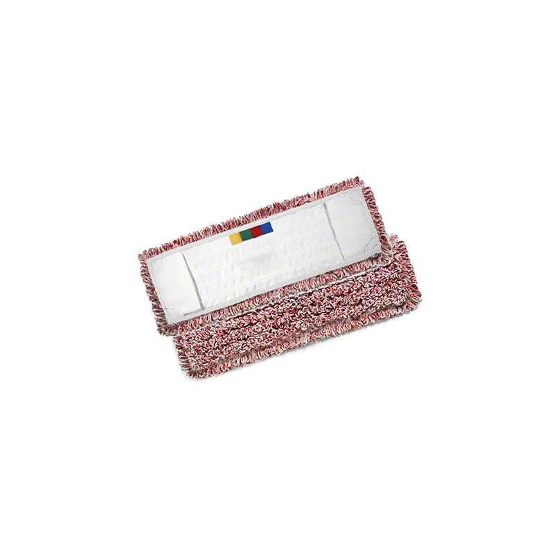 Micro-Kleen Mop Head 16 IN Red Microfiber Mesh Backed Twisted Loops 1/Each