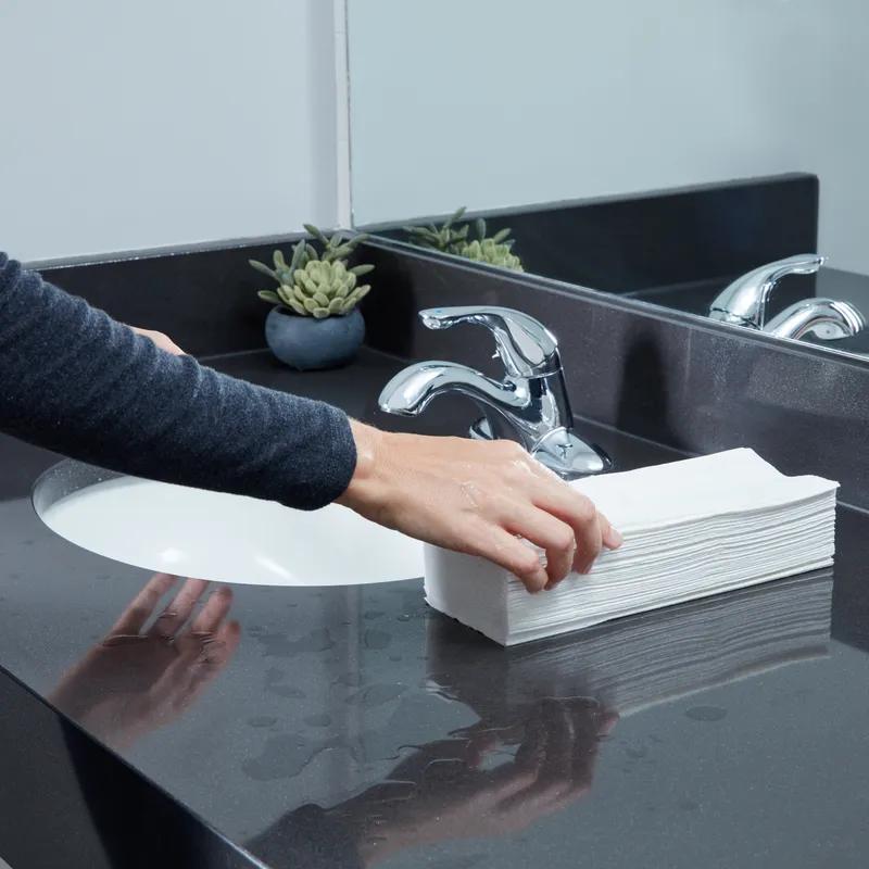 Dixie® Ultra Folded Guest Towel 17X13 IN 1PLY White 1/6 Fold 50 Sheets/Pack 16 Packs/Case 800 Sheets/Case