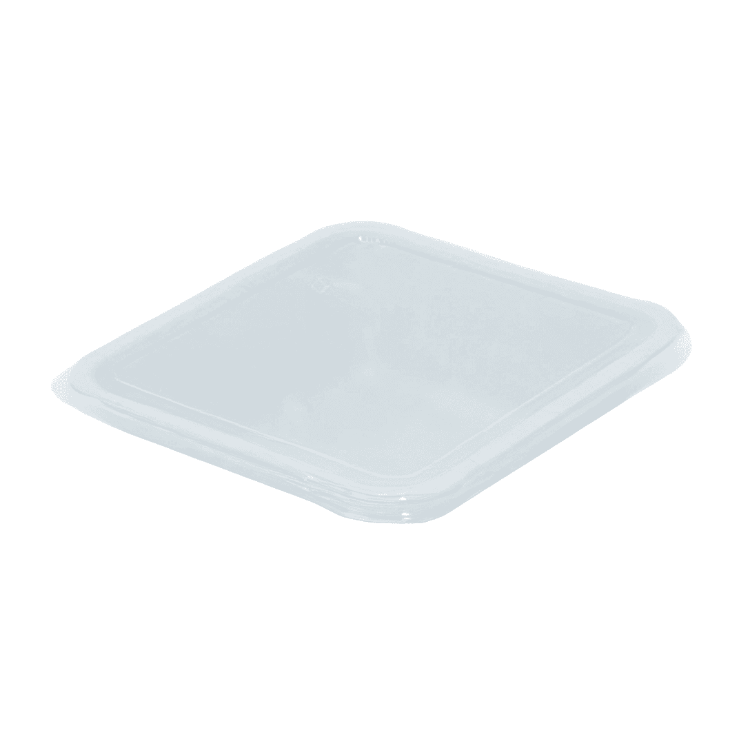 Lid Flat PET Clear For Plate Unhinged 500/Case