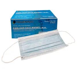 Adenna® Mask Blue Level 2 Barrier Non-Medical Adjustable Metal Nose Band 4 Fold Design 50/Box