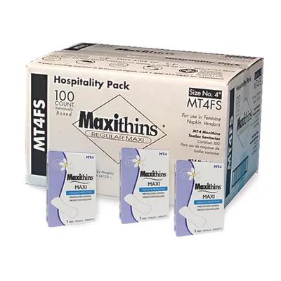 Maxithins® Pad White Vend Box #4 250/Case