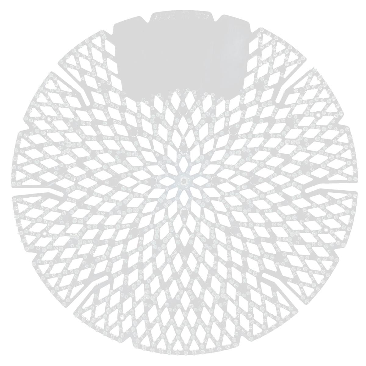 Mini Pearl Urinal Screen Melon Mist White Plastic 10/Box