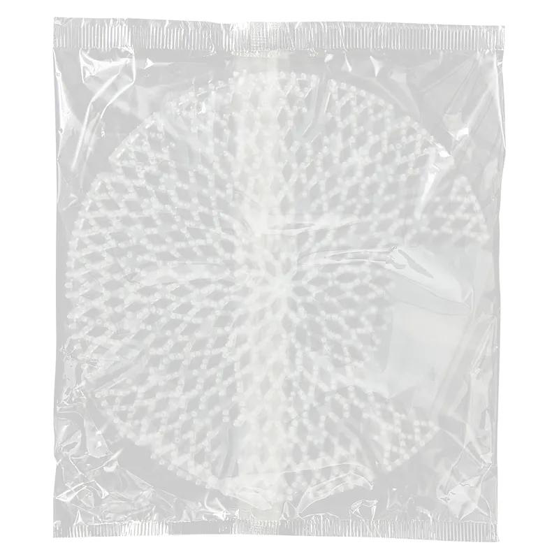 Mini Pearl Urinal Screen Melon Mist White Plastic 10/Box