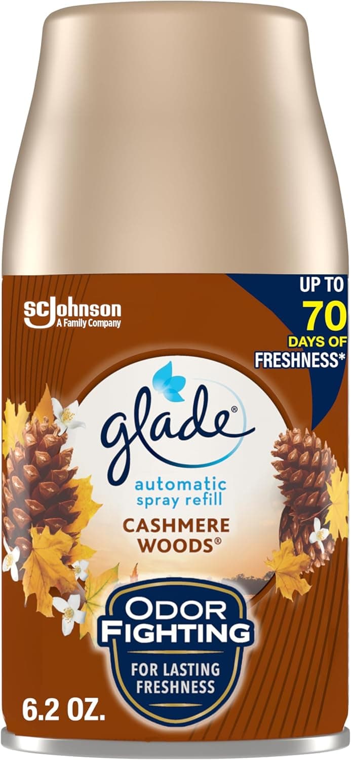 Glade® Air Freshener Cashmere Woods 6.2 OZ Automatic 4/Case