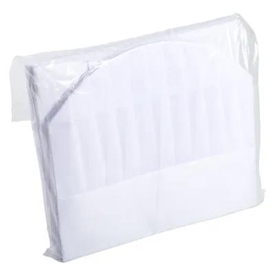 "Le Toque" Chef Hat 9 IN Vicose Pleated 50 Count/Pack 1 Packs/Case 50 Count/Case