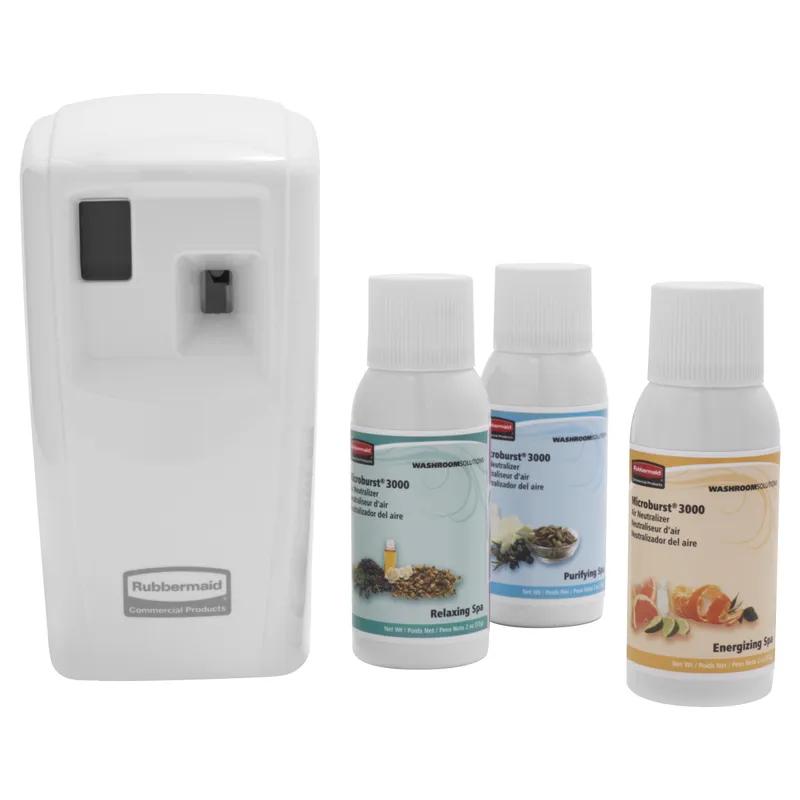 Microburst® 3000 Air Freshener Dispenser White Plastic Aerosol LCD Metered 1/Each