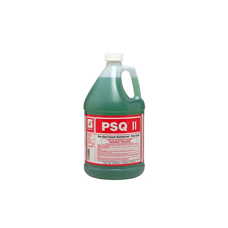 PSQ® II Pine One-Step Disinfectant All Purpose Cleaner 1 GAL Multi Surface Alkaline Concentrate 4/Case