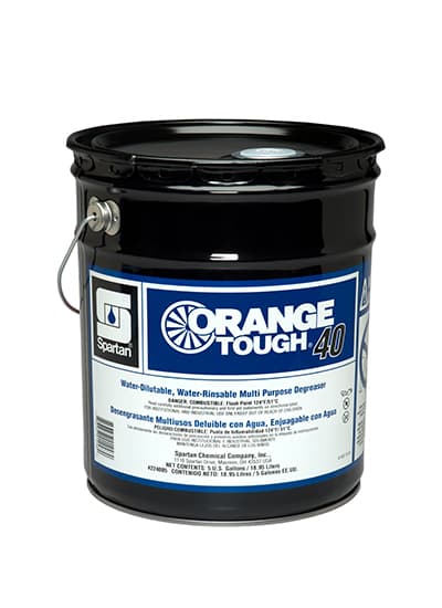 Orange Tough® 40 Orange Degreaser 5 GAL Multi Surface Alkaline Concentrate D-Limonene 1/Drum