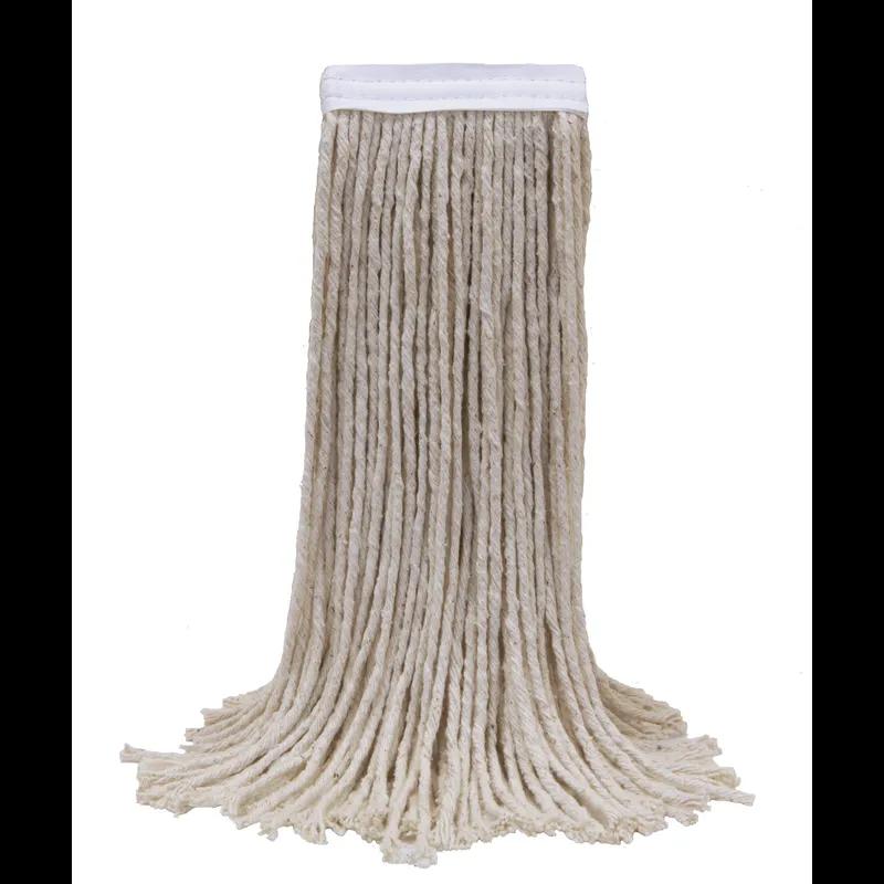 MaxiCotton™ Mop Head #32 21X6X1 IN White Cotton 8PLY 1.25IN Narrow Headband 12/Case