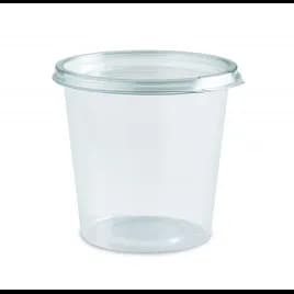 Crystal Seal® Deli Container 24 OZ PET Clear Round Tamper-Evident 300/Case