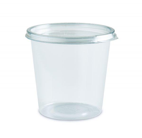 Crystal Seal® Deli Container 24 OZ PET Clear Round Tamper-Evident 300/Case