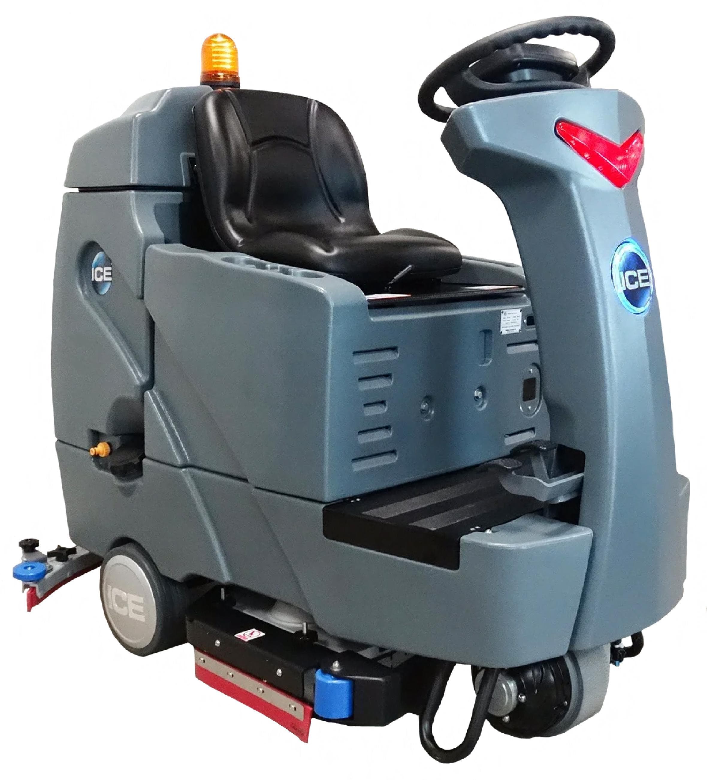 Rider Scrubber 29 GAL 32IN Ride-On On-Board Charger Pad Lithium-Ion Battery Safety Light Back up Alarm Pad Holder 1/Each