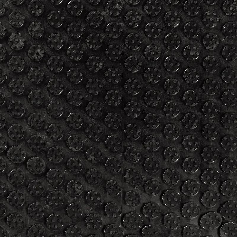 SafetyScrape™ Scraper & Wiper Floor Mat 48X72 IN Black Nitrile Rubber With Smooth Backing 1/Each