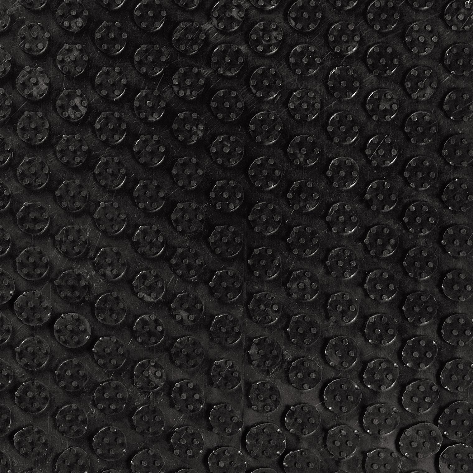 SafetyScrape™ Scraper & Wiper Floor Mat 48X72 IN Black Nitrile Rubber With Smooth Backing 1/Each