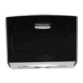 Scott® Paper Towel Dispenser Scottfold 10.75X9X4.75 IN Wall Mount Black Compact Folded 1/Each