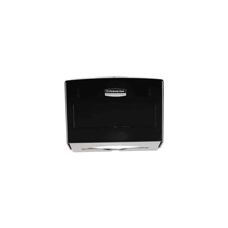 Scott® Paper Towel Dispenser Scottfold 10.75X9X4.75 IN Wall Mount Black Compact Folded 1/Each