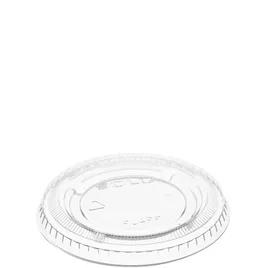 Solo® Lid 3.1X0.35 IN PP Clear For 3.25-5.5 OZ Souffle & Portion Cup 125 Count/Bag 20 Bags/Case 2500 Count/Case